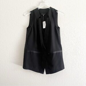 BANANA REPUBLIC Sleveleless Tuxedo Style Vest Top NWT